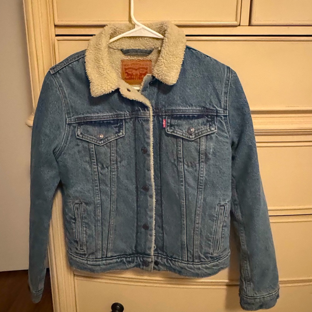 Levi’s Jean jacket with Sherpa lining